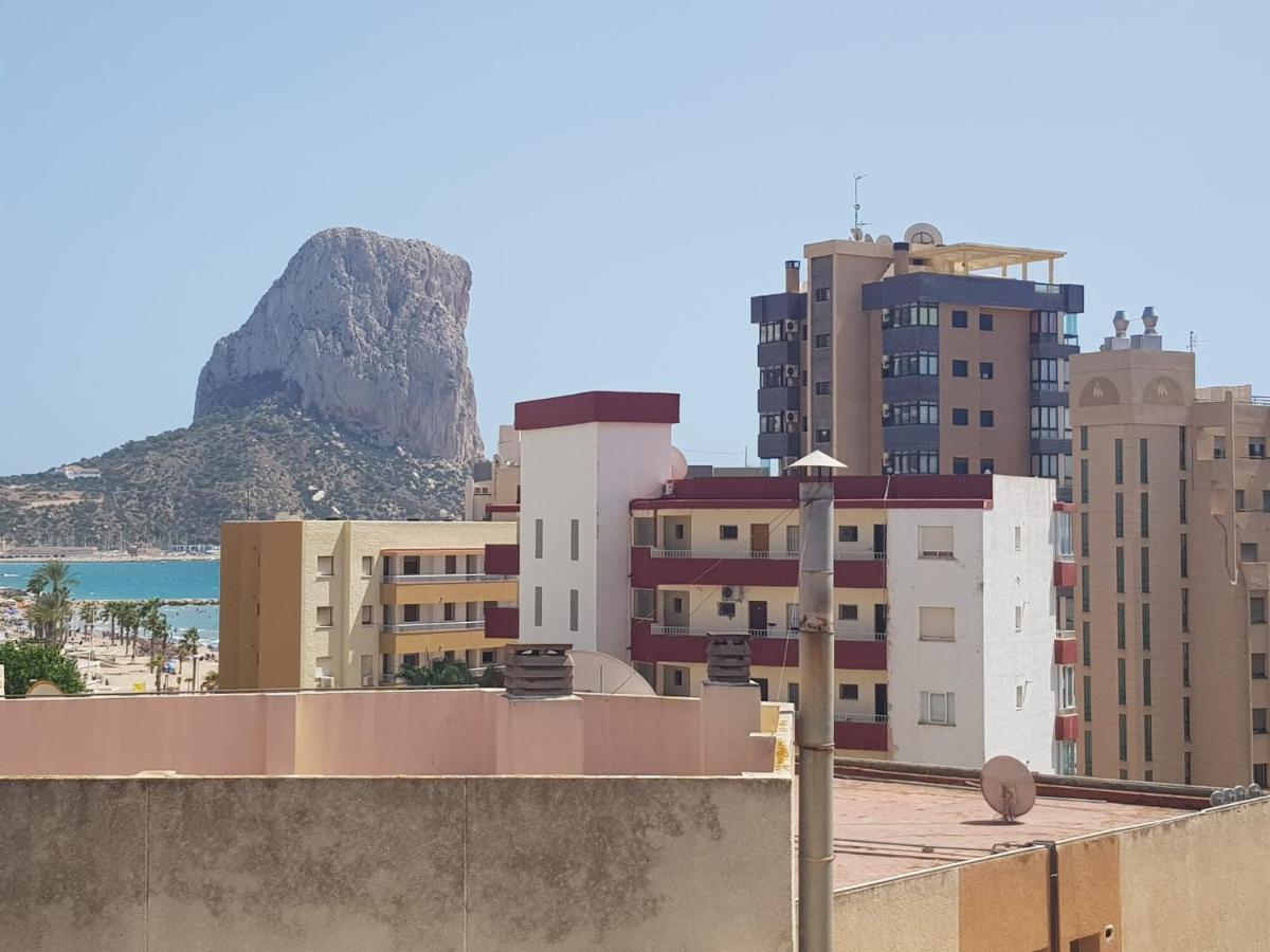 Atico Centrico, 50M De La Playa, Vista Al Mar, Wifi Fibra, Gran Terraza Apartment Калпе Екстериор снимка