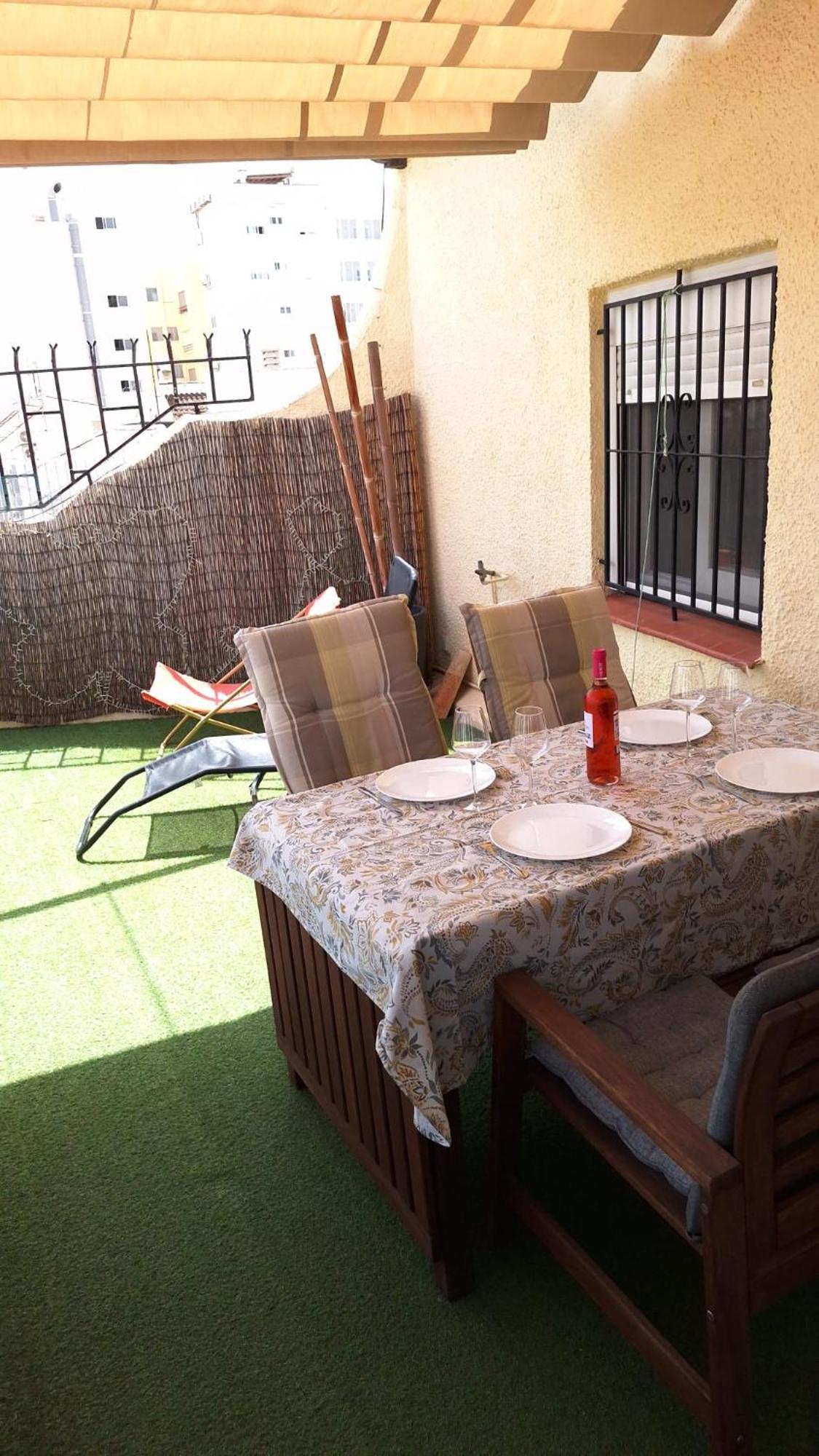 Atico Centrico, 50M De La Playa, Vista Al Mar, Wifi Fibra, Gran Terraza Apartment Калпе Екстериор снимка